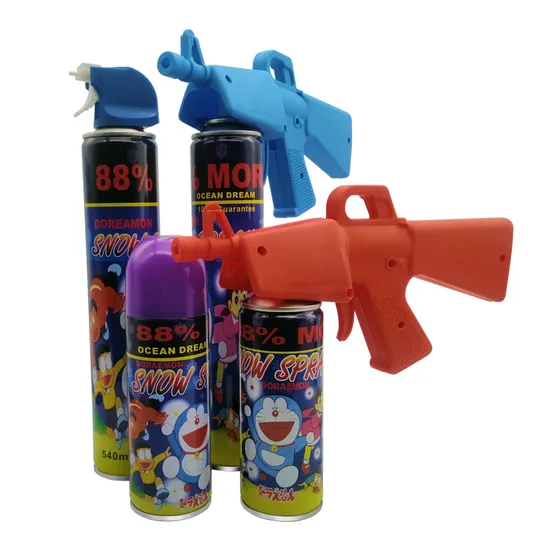 Party String Toy Gun Shooter Wedding Indoor Flying Snow Spray