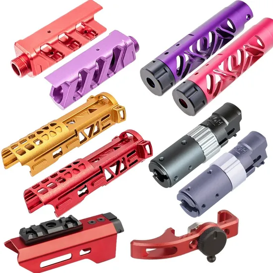 Custom CNC Machining Aluminum Airsoft Aap01 Part Accessories Aap 01 Build Kit