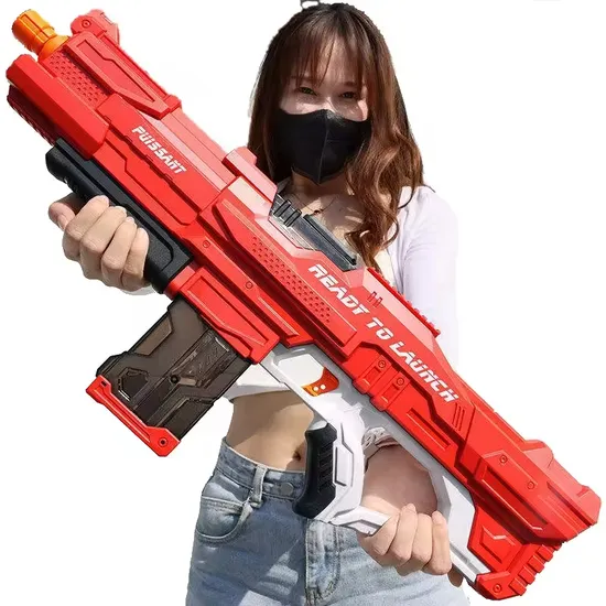 Large Electric Water Gun Toy Long-Range Fully Automatic Blaster Water Spray Gun Kids Summer Outdoor Toys