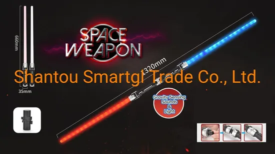 132cm Hot Sale LED Flash Color Toy Space Sword Light-up Toys Flash Toy Weapon with Lights & Sounds