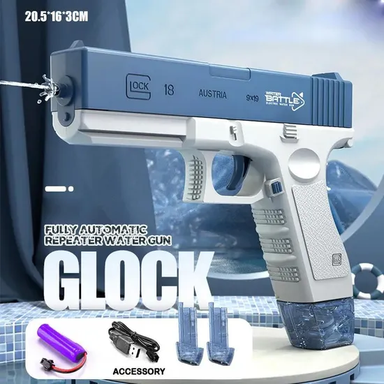 Battery-Powered Electric Water Gun for Kids