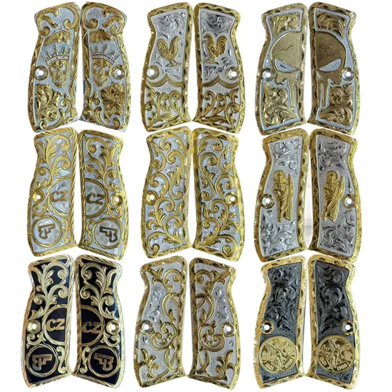Custom Metal Polymer Pearl Wood Toy Gun CZ75 CZ 75 Shadow Grip Cachas