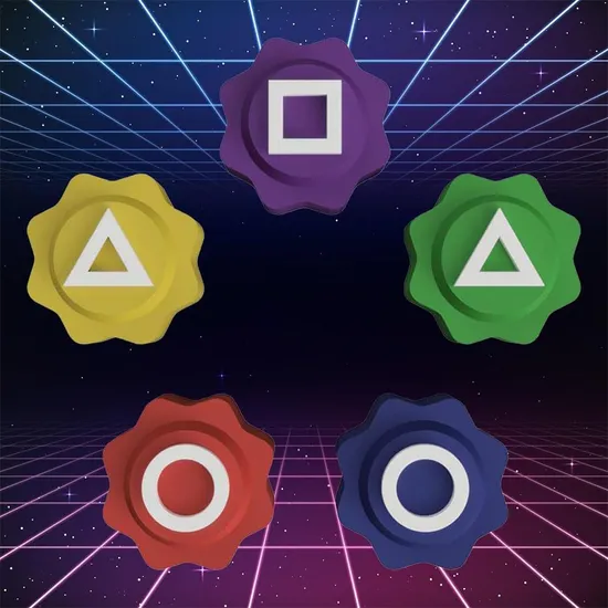 Factory Wholesale Gonggi Korean Game Catch Stones PVC Stone Dice Game Stone