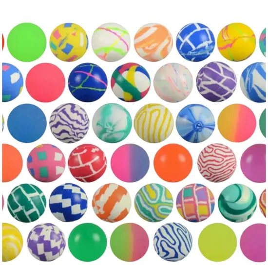 Colorful 3D Solid 27mm 32mm 45mm 49mm Bouncing Ball for Vending Machine