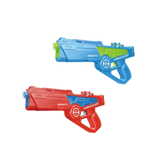 Summer Water Gun Toy - 37cm Self-Priming Water Cannon for Kids