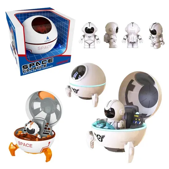 Interstellar Space Toy Spaceship Model Light Music Astronaut Children′s Parent-Child Interactive Educational Collection Toy Gift Kids Toys