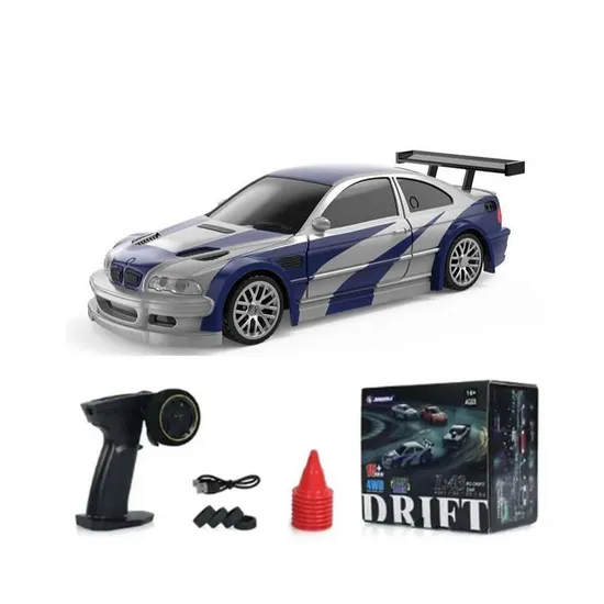 1/43 2.4G High Speed RC 4WD Drift Car Blue