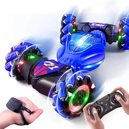 Gesture Sensing RC Twist Car Toys 2.4GHz 4WD Radio Dual Remote Control Stunt Car Toy Kids Hand Controlled 360 Rotating Drift Car