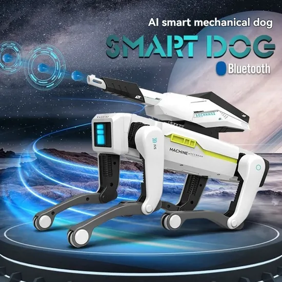 Ai Robot Dog RC Robot Toys with APP Controlled and Gel Gun Function for Kids