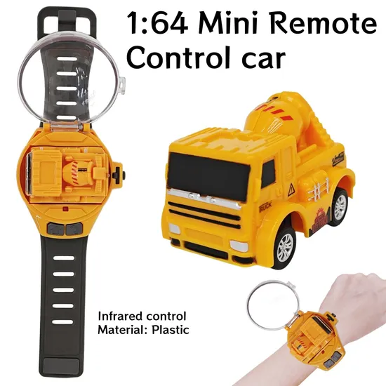 1: 64 Engineering Vehicle Concrete Mixer Truck Mini RC Toy Car