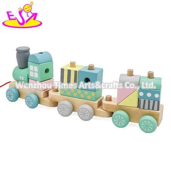 Top Sale Cute Wooden Train Toy for Wholesale W04A501