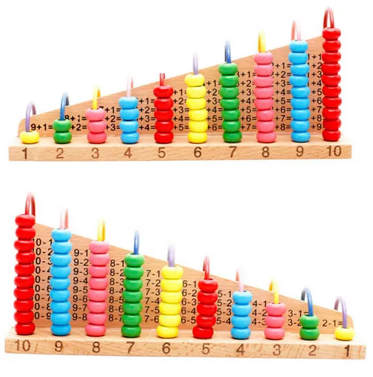New Bead Frame Baby Wooden Abacus Preschool Counting Calculator Educational Toys for Children