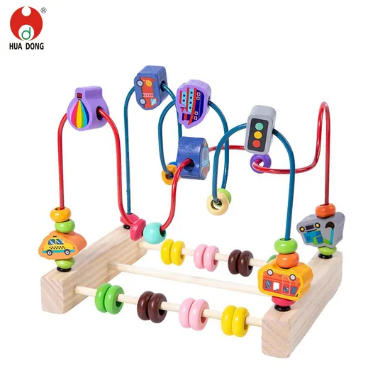 China Factory Direct Wholesale High Quality Wooden Toys Math Educational Toys Bead Maze Mathematics Calculating Children Learning Wooden Toys for Kids