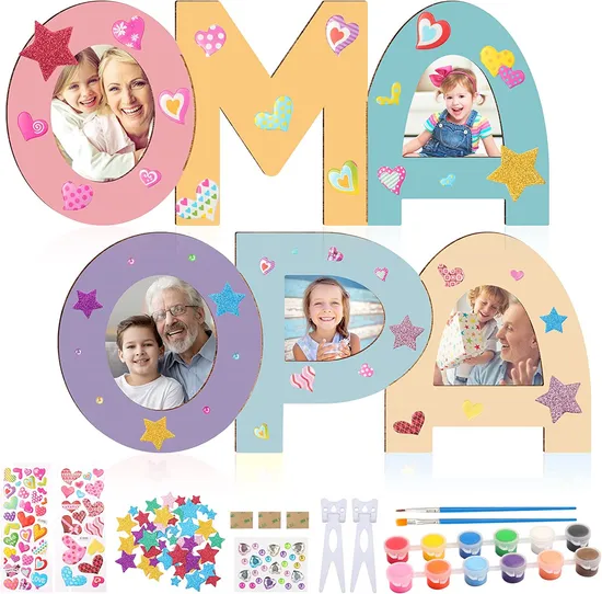 DIY Frame Wooden Letters Craft Set for Mother′s Day