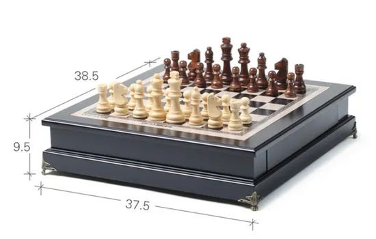 High Quality Wooden Chess Standard Board Game Chess Set for Promotion