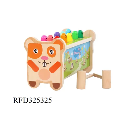 Kids Toy Challenge Game Toy Knocking The Ball Whack a Mole Game Wooden Toy