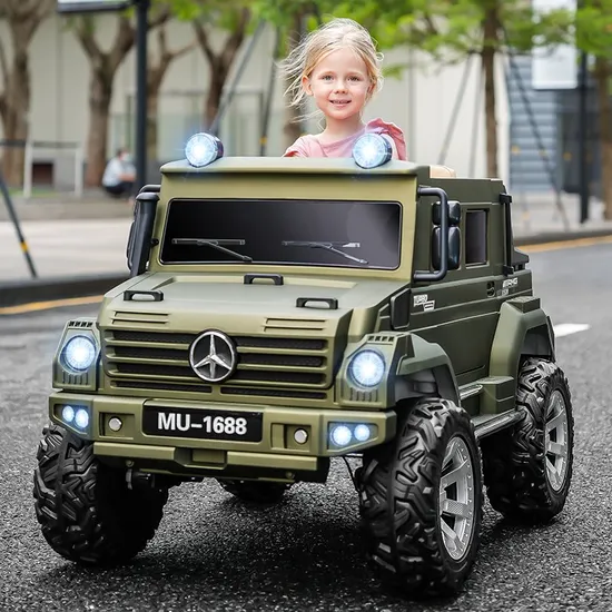 Electric Car for Kids, Ride on Car with Remote Control, Aux/USB Music Play, LED Lights, with CE CPC Gso Certification