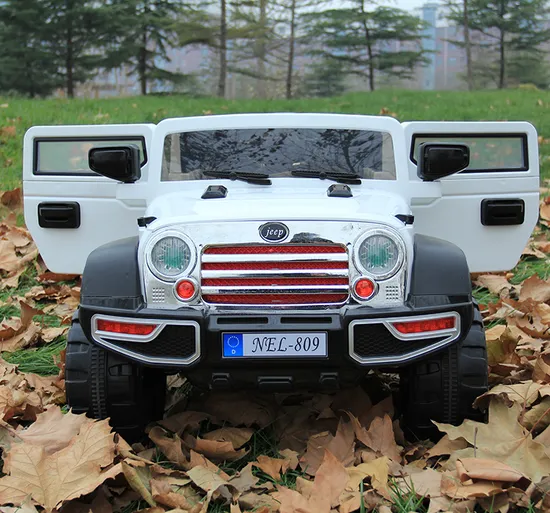 Jeep Large Size Kids Electric Car with LED Light Baby SUV Toy Car
