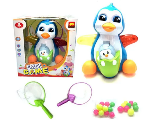 Kids Toy Electric Penguin Battery Operated Toy (H1308056)