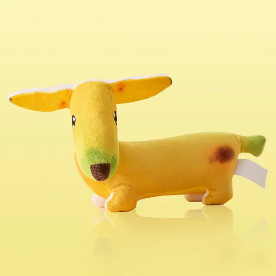 Strange Design Small Dog Interactive Training Plush Stuffed Animal Pet Toy