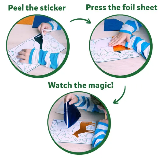 Customize Only - Foil Fun Unicorns & Princesses No Mess Art for Kids Craft Kits & Supplies DIY Creative Activity