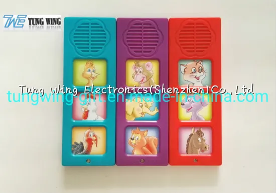 Farm Animal Sounds 3 Button Module for Children Sound Book, Child Board Book