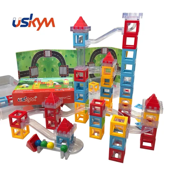 Quality Assured Magnetic Wisdom Rail Building Blocks Intellectual Educational Toys