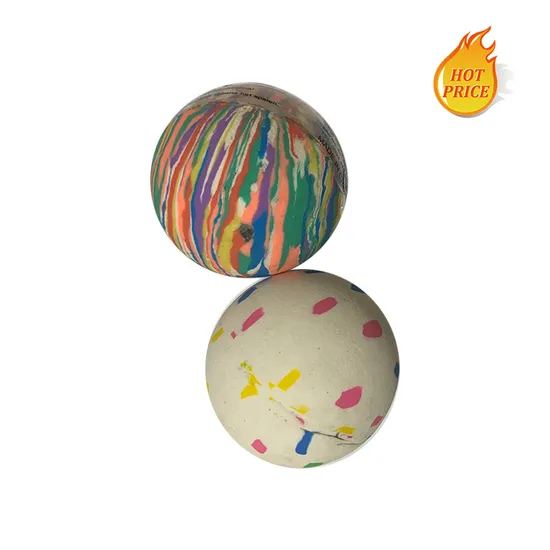 High quality Bouncy Solid Rubber Ball 49mm Custom Logo and Size Promotional Toys for Kids