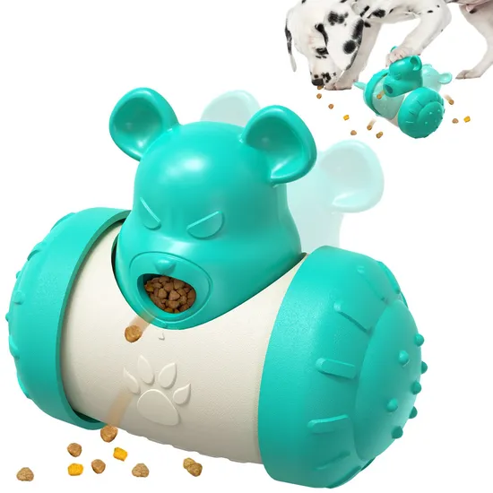 Pet Supply Factory Wholesale New Explosive Amazon Leaky Feeder Tumbler Violent Dog Toy Car