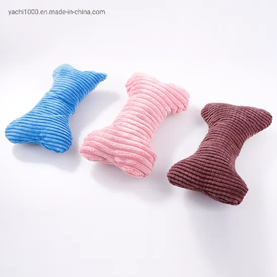 Plush Stuffed Bone Pet Dog Toys