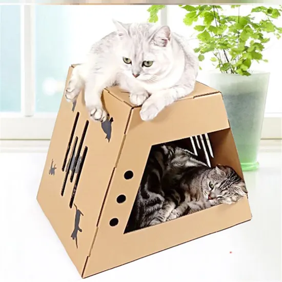 Corrugated Paper Foldable Dog Stairs Foam Pet Steps Furniture Wholesale Pet Products