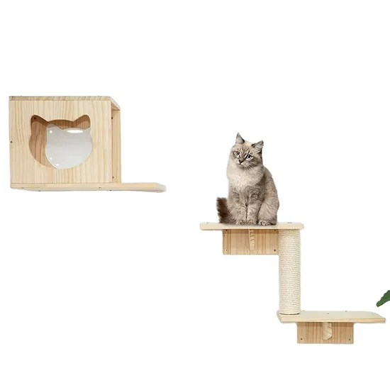 Cat Wall Shelves, Cat Shelves and Perch Walls, Cat Wall Steps Set up Cat Sports Play Toys