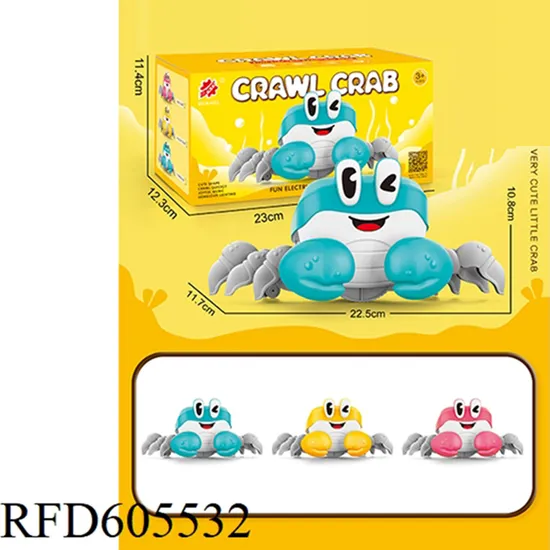 Crawling Crab Electric Runaway Baby Toy Interactive Educational Learning Electric Toy