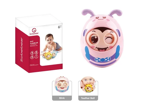 Kids Fun Cartoon Toys Cute Bee Tumbler Baby Toy