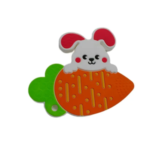 Baby Silicone Teether, Sensory Chew Toys, BPA Free Soft and Effective Infant Teething Pain Relief Toys, Freezer Safe