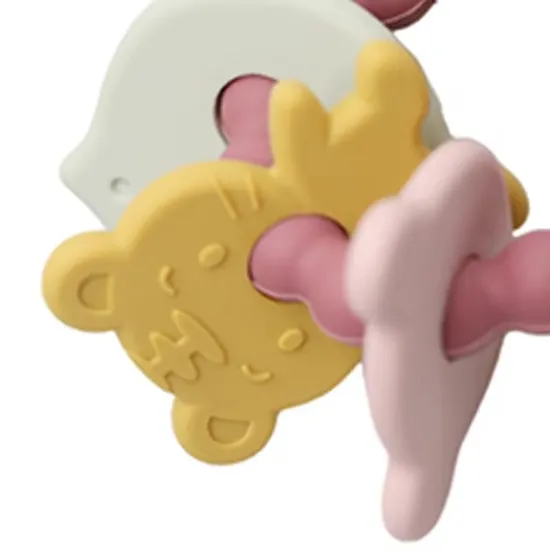 Hot Sale Teething Toys for Babies Silicone Food Grade Soft Baby Teethers for Teeth