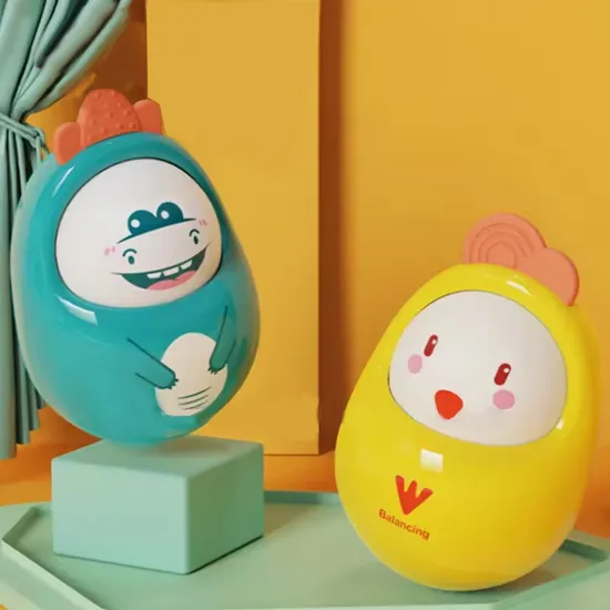 Lovely Funny Educational Chicken Tumbler Toys Roly Poly Baby Toys