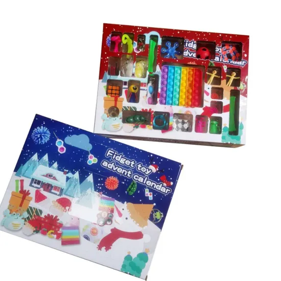 Sensory Toys Set 24 Pack Stress Relief Fidget Toys Christmas Advent Calendar Adhd Anxiety Fidget Countdown Calendars