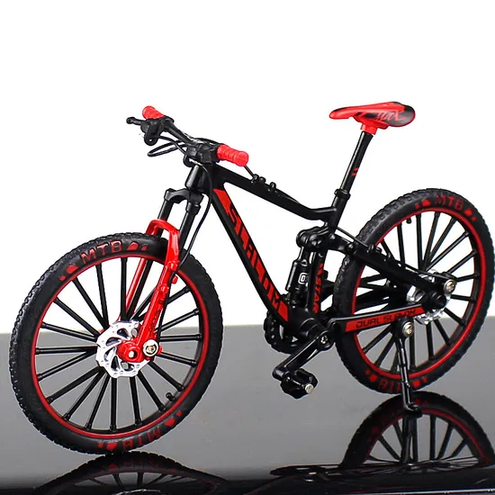 1/10 Alloy Die-Cast Downhill Mountain Bike Simulation Model Bicycle
