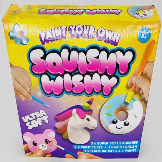 Customized Paint Your Own Super Soft Squishies Kids Create