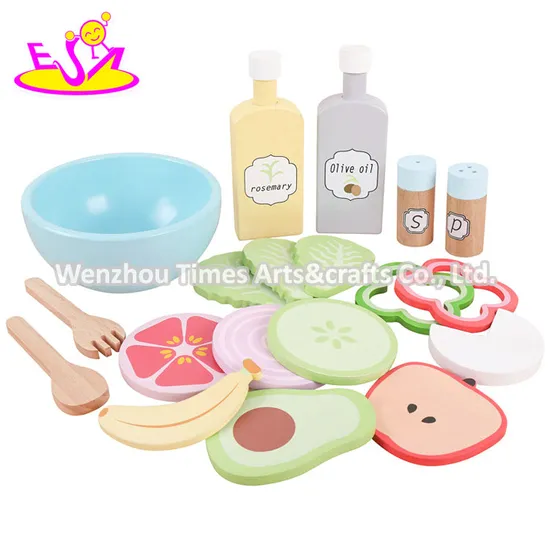 Customize Role Play Game Wooden American Breakfast Toy for Kids W10d501