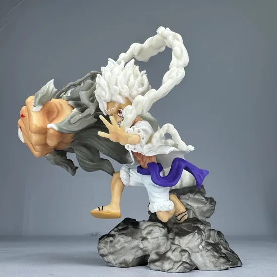 New Arrived Cute 60 Gk Fight Nica Monkey D Luffy Wholesale Japanese Anime Plastic Figure Toy Model