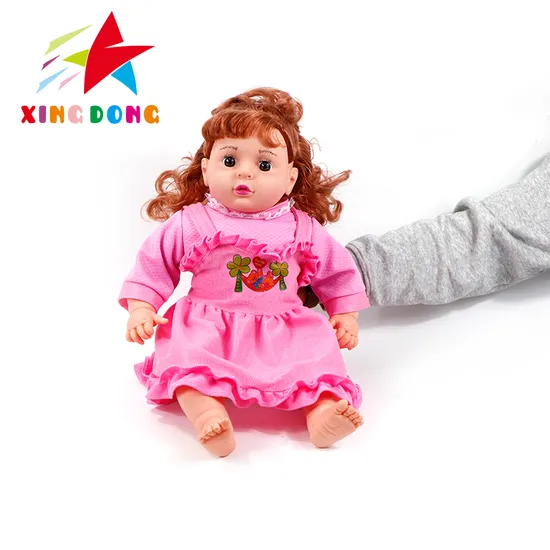 Colorful Interactive Silicon Soft Baby Doll for Girls Toys Talk Dolls