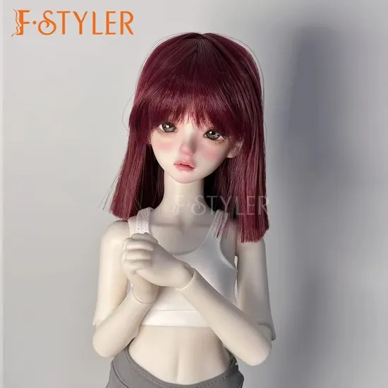 Fstyler Factory Synthetic Ht Doll Wigs Various Colors Doll Hairs Customized Wholesale