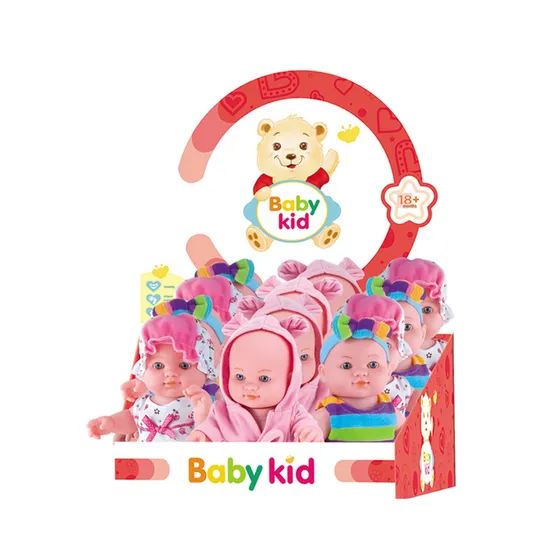 9"Soft Vinyl Body Doll Soft Vinyl Hands and Feet Doll with IC