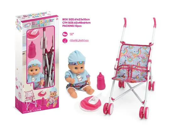 Hot Sale Safety Baby Doll Stroller Toy Stoller