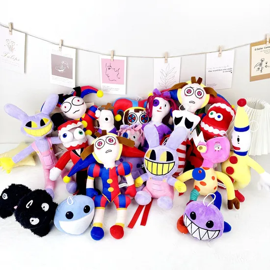 New Magic Numbers Animation Circus Clown Bunny Plush Doll