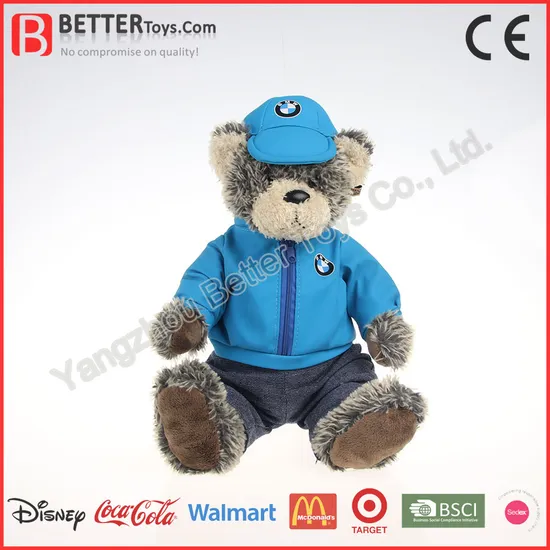 BMW Custom Stuffed Animals Mascot Plush Teddy Bear Promotional Gift Children Baby Kids Soft Toy