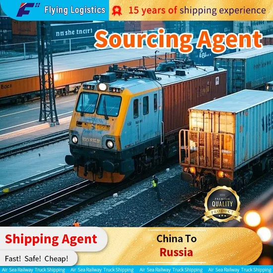 Railway Freight Logistics Forwarder Service Shipping to Russia DDP Door to Door