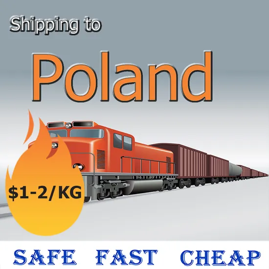 Container Shipping Train From China to Poland/Netherlands/Italy by Railway Freight